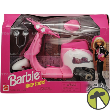 Barbie Pink Motor Scooter 1998 Mattel 67708 NRFB - We-R-Toys