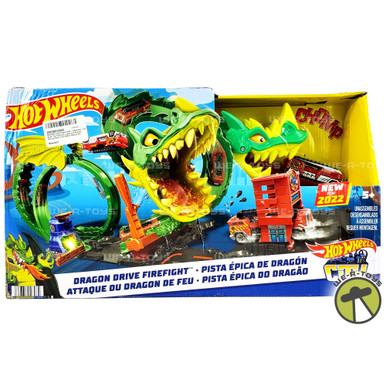 Hot Wheels City Dragon Drive Firefight Track Playset 2021 Mattel HDP03 NRFB  - We-R-Toys