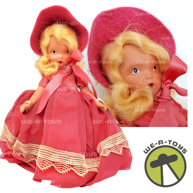 Nancy Ann Storybook 5in See Saw Marjorie Daw Pink Vintage Bisque