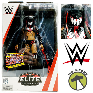 WWE Elite Collection #59 Finn Balor - Action Figure 6" Con Ring Diorama, Accessori E Decorazione Rob Schamberger