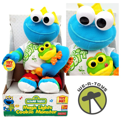 Sesame Street Magic Lights Cookie Monster Singing Plush Toy Fisher-Price  NRFP - We-R-Toys