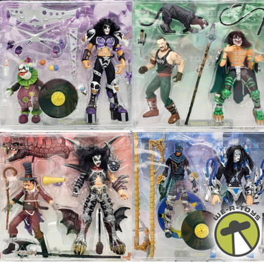 KISS Psycho Circus Set of all 4 Members Action Figures 1998