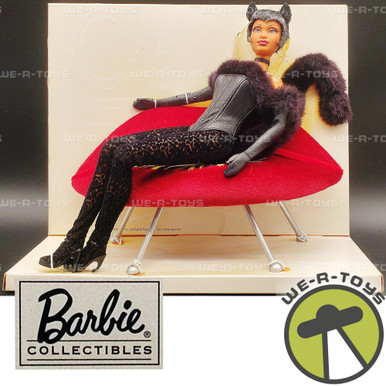 Barbie Lounge Kitties Panther Doll w/ Red Lips Chaise 2003