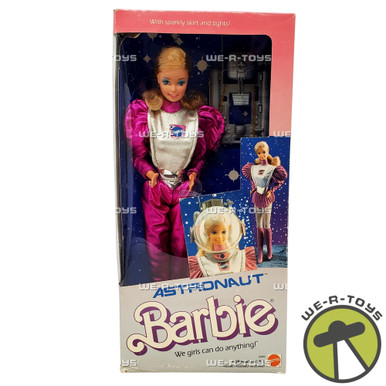 1985 Astronaut Barbie Doll We Girls Can Do Anything Mattel 2449