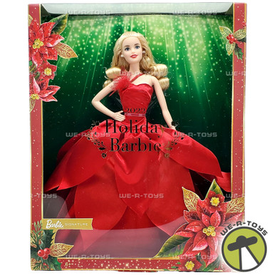 Barbie Holiday Joyeux Noël 2022 - Blonde - Mattel - État Neuf - Collection