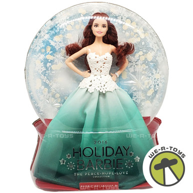 2016 Holiday Barbie Doll Red Hair The Peace Hope & Love Collection Mattel  DWJ14 - We-R-Toys