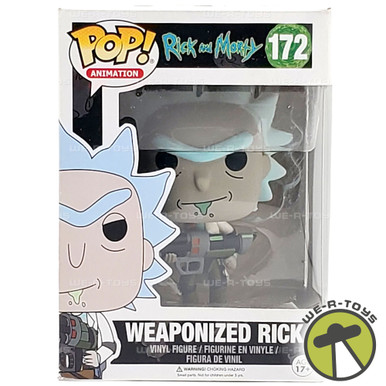 Funko Pop! Rick & Morty: Weaponized Rick - Figura De Vinilo Coleccionable, 9 Cm