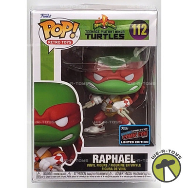 Funko Pop! Retro Toys 112 MMPR TMNT Raphael as Red Ranger Figure 2022 ...