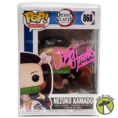 Etsuko様　TODAYFUL × Studio Doe Satin Abby Trott Demon Slayer Nezuko Kamado #868 Signed Funko Pop