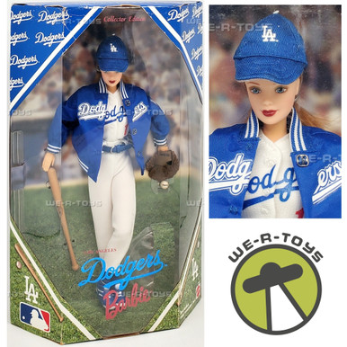 Los Angeles Dodgers Barbie Doll Barbie Collectibles1999 Mattel