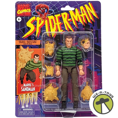 Marvel Legends Series Spider-Man Sandman 6 inch Action Figure Hasbro ...