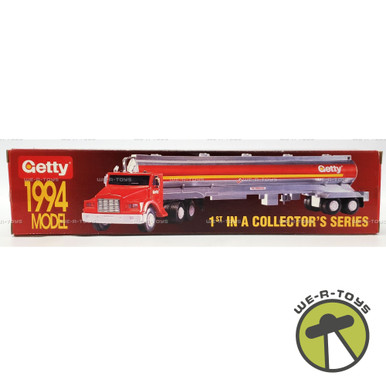 Getty Gas Station Toy Tanker Truck 1st Series 1994 Model