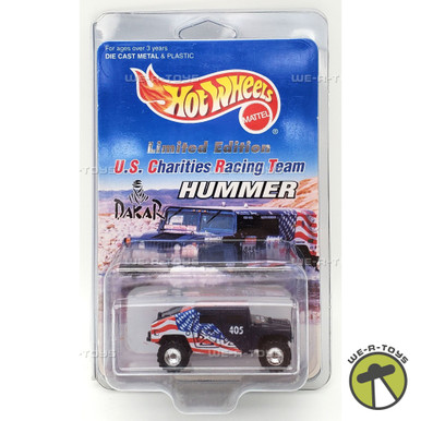 Hot Wheels US Charities Racing Team Hummer Dakar Rally Vehicle LE