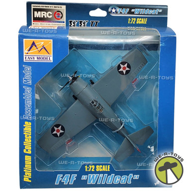 Easy Model F4F "Wildcat" WWII Aircraft Series 1:72 Scale Vehicle #37246 ...