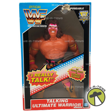 Wwf Handheld WWF Talking Ultimate Warrior Action Figure 1990 Hasbro 7052 NRFB - We-R ...