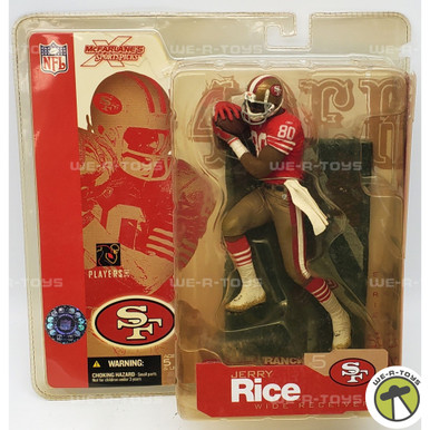 NFL Jerry Rice San Francisco 49ers Action Figure 2002 McFarlane Toys ...