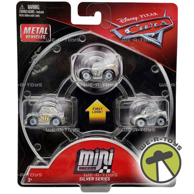 Disney Pixar Cars Mini Racers Silver Series Metal Vehicles 2017 Mattel ...