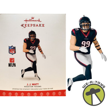 NFL Houston Texan JJ Watt Hallmark Keepsake Ornament 2017 We-R-Toys