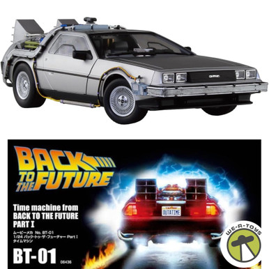 キャラクター BACK TO THE FUTURE1/24 BT-01 1/24 バック・トゥ・ザ・フューチャー PartⅠ タイムマシン