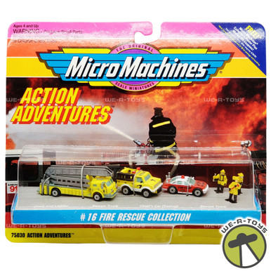 Micro Machines Action Adventures #16 Fire Rescue Collection 1993 Galoob ...