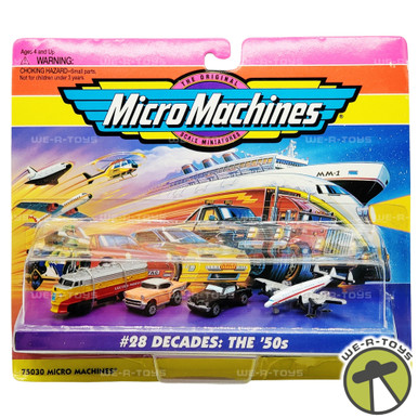 Micro Machines – Decades The 60's – Réf. 96-605 – Galoob 1990, Blister D'occasion