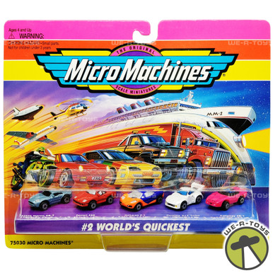 Micro Machines #2 World's Quickest Collection 1995 Galoob 75030