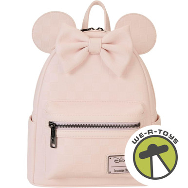 Disney Parks Loungefly Minnie Mouse Tonal Checkered Mini Backpack New With Tag Disney Parks Loungefly Minnie Mouse Tonal Checkered Mini  main image 2