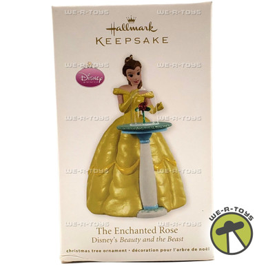 Disney Hallmark Keepsake Ornament The Enchanted Rose Beauty and the Beast