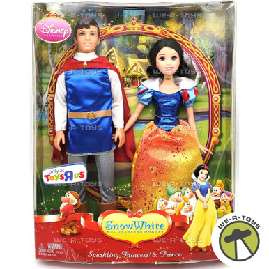 Disney Princess Snow White Sparkling Princess Prince Dolls 2008 - Main Image