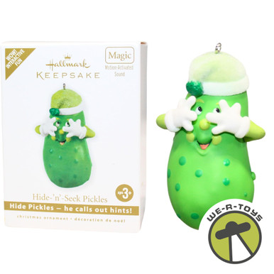 Hide-N-Seek Pickles Ornament Hallmark Keepsake 2010 - We-R-Toys