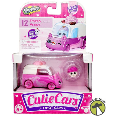 Shopkins Cutie Cars 12 Frozen Yocart with Mini Shopkin Exclusive ...
