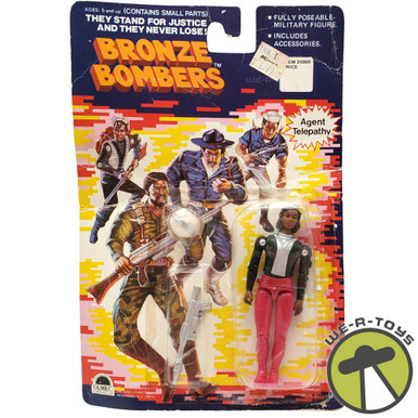 Olmec Toys Bronze Bombers Agent Telepathy 1988 #2000-01 - We-R-Toys