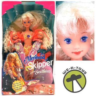 Barbie Mermaid Skipper and the Sea Twins Doll Set 1993 Mattel
