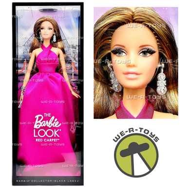 Barbie The Look Doll Red Carpet Magenta Gown 2013 Mattel