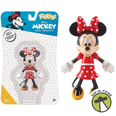 FleXfigs Disney Mickey and Friends Minnie Mouse Bendable Figure