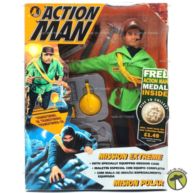 Action Man Mission Extreme with Mission Case Action Figure 1994 Hasbro ...