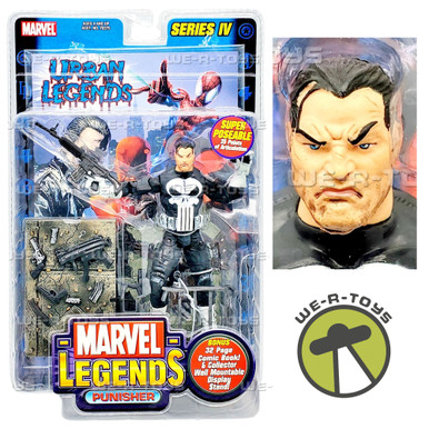 Marvel Legends Punisher Action Figure and Comic Book Series IV