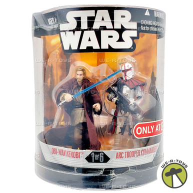 Star Wars Order 66 Series 2 Obi-Wan Kenobi vs Arc Trooper Commander ...