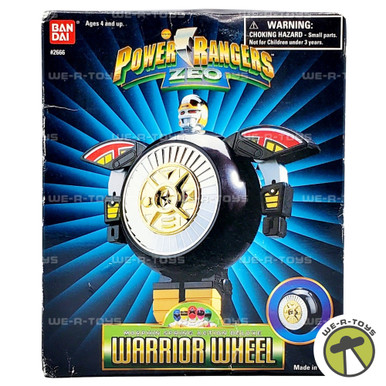 Power Rangers Wheel Power Rangers Zeo Warrior Wheel Morphin Spring Action Deluxe Figure ...