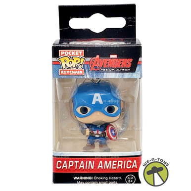Llavero Funko Pop! Pocket – Captain America De Avengers Endgame, Figura De Vinilo De 11.76 Cm. ¡Colecciona Y Llévatelo A Todas Partes!