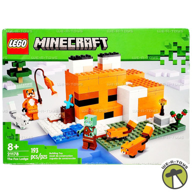 LEGO Minecraft The Fox Lodge House 193 Piece Building Set 21178