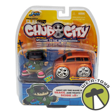 Chub City Trace and Scion XB Car Set 2005 Jada Toys 90206 NEW - We