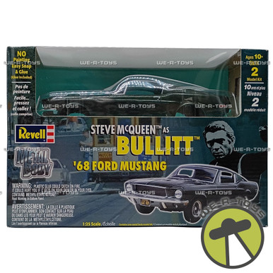 Revell Steve McQueen As Bullitt '68 Green Ford Mustang Vehicle