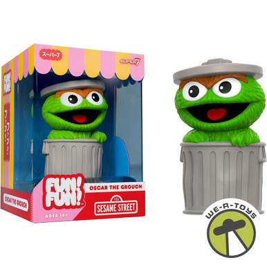 1, Rue Sésame Figurine Soft Vinyl Fun! Fun! Vinyl Action Figure Wave 01 Grover 18 Cm