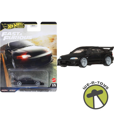 Hot Wheels Premium Fast & Furious 1:64 Die-Cast 1993 Honda Civic