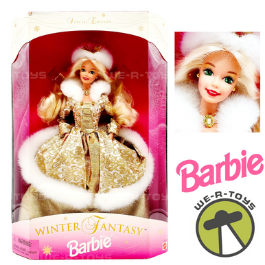 1995 Winter Fantasy Barbie Doll Blonde Special Edition Sam's Club