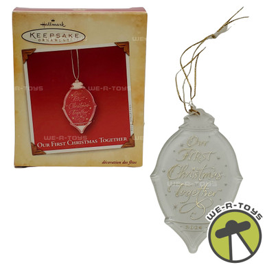 Hallmark Keepsake 2004 Our First Christmas Together Ornament NEW - We-R ...
