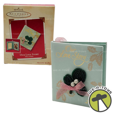 Hallmark Keepsake 2003 Our Love Story Photo Holder Christmas Ornament ...
