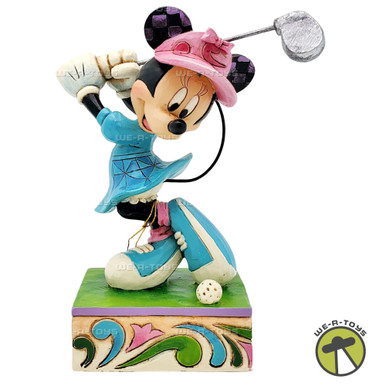 Jim Mini Mouse Disney Traditions Jim Shore Minnie Mouse I'd Rather Be Golfing Figurine ...