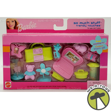 Trendy Touches So Much Stuff Barbie Accessories Set B8815 Mattel